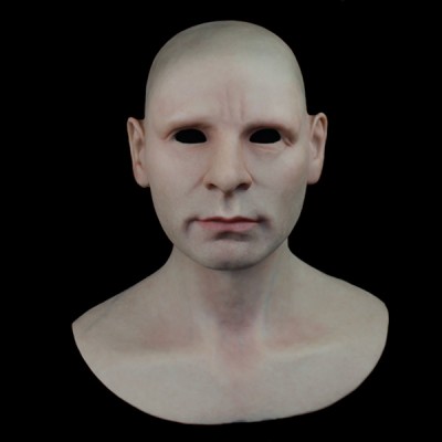 (SF-N5) Crossdress cosplay realistic human face silicone male full head mask fetish wear